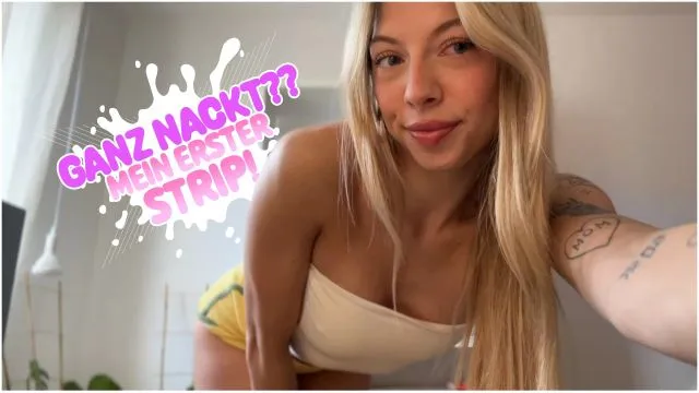 GANZ NACKT? - Mein erster Strip