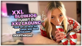 AUS XXL BLOWJOB WIRD XXL LADUNG!